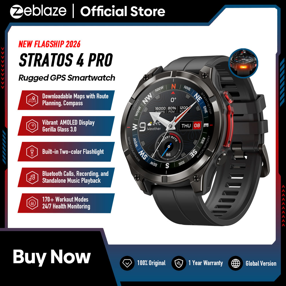 Hybrid Smartwatch - Nuevo Reloj Inteligente Zeblaze Stratos 4