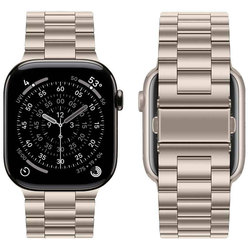 Smartwatch Apple Watches For Men - Correa clásica de acero inoxidable para