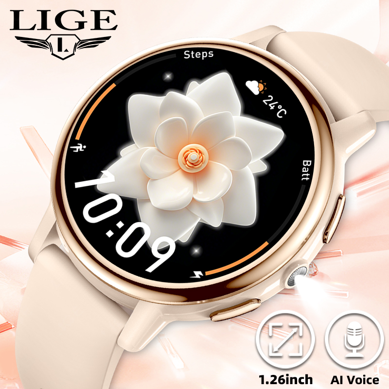 Smartwatch Luxury Watches For Women - Reloj inteligente LIGE 2026 para mujer,