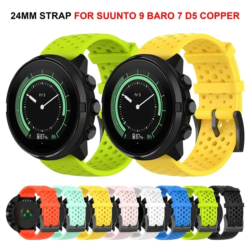 Hybrid Smartwatch - Correa de silicona de 24mm para