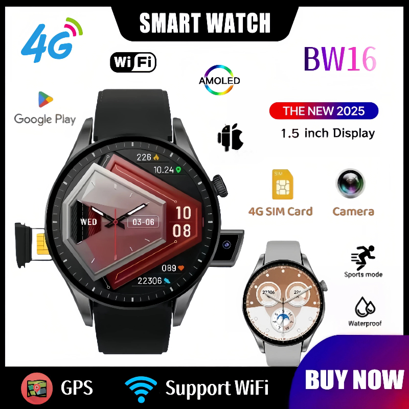 Smartwatch New Watches 2025 - Nuevo reloj inteligente 4G BW16: WiFi