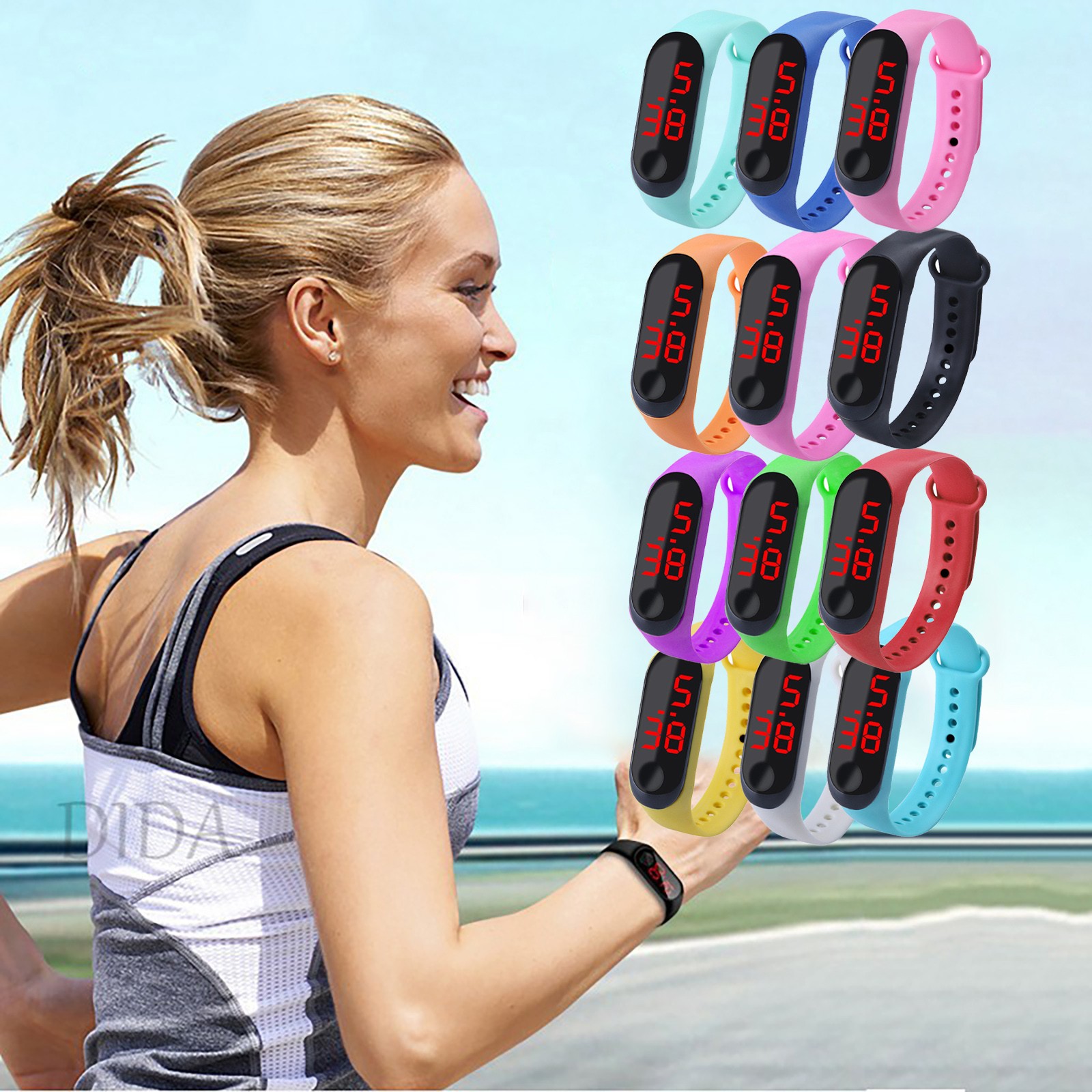 Smartwatch Digital Watches For Kids - Pulsera deportiva para exteriores, reloj electrónico,