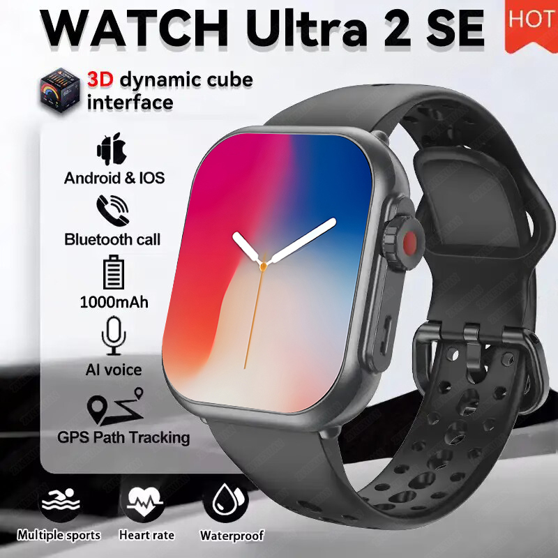 Smartwatch Watches For Women With Gps - Reloj Ultra K62 hombres mujeres 1000mAh