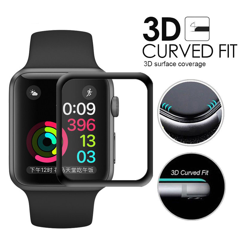 Watch Watch Xs - Vidrio templado para Apple Watch 4,