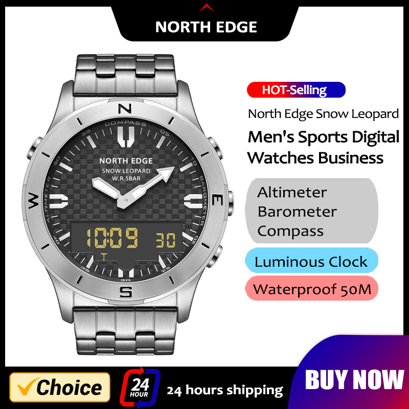 Hybrid Smartwatch - Reloj Digital deportivo NORTH EDGE para