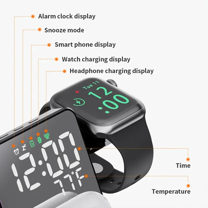 Cargador inalámbrico despertad - Iwatch Smartwatch reseña y precio