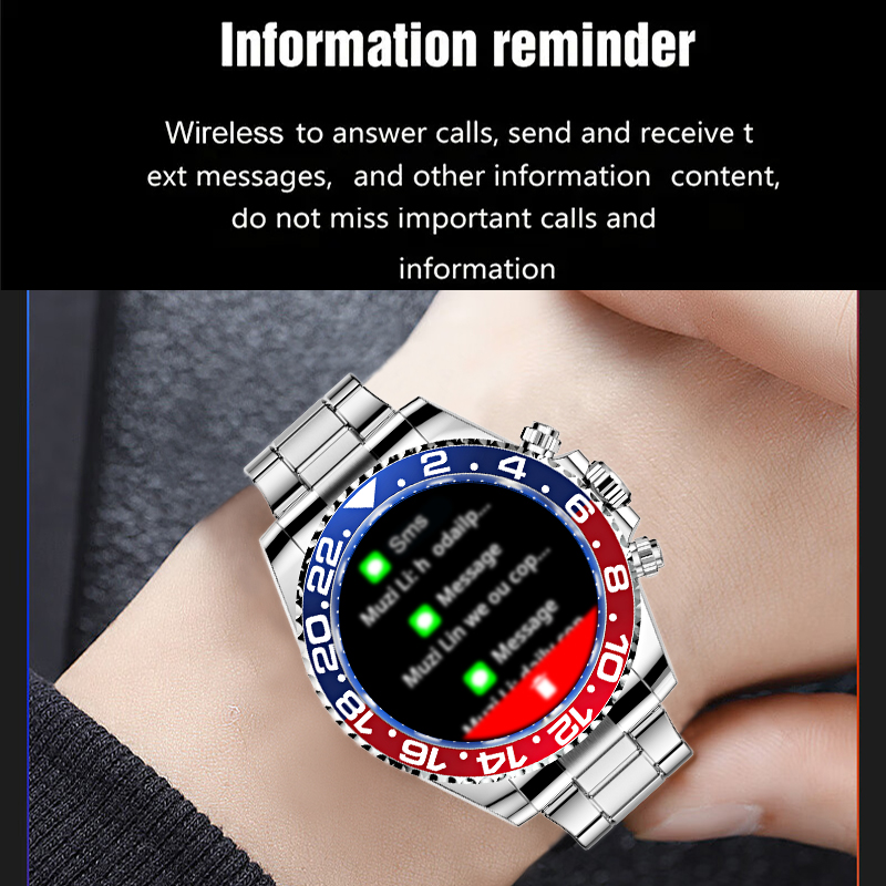 Reloj inteligente Aiweile AW12 - Smartwatch Iphone Watch For Men reseña y precio