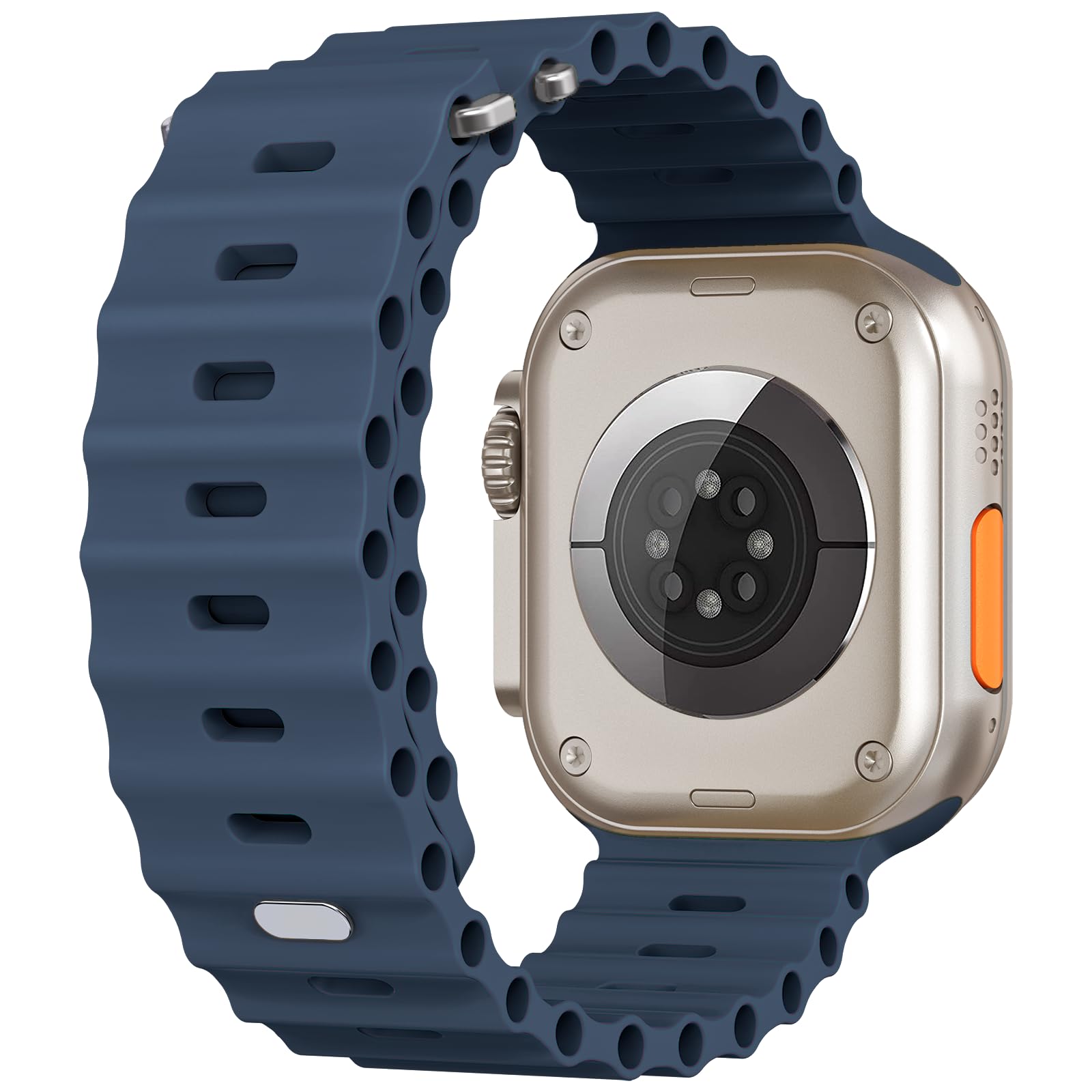 Ocean-Correa de silicona para  - Smartwatch Apple Watches For Men reseña y precio