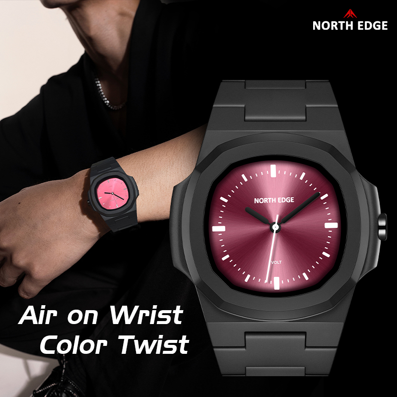 Reloj NORTH EDGE para hombre,  - Waterproof Diving Watch reseña y precio