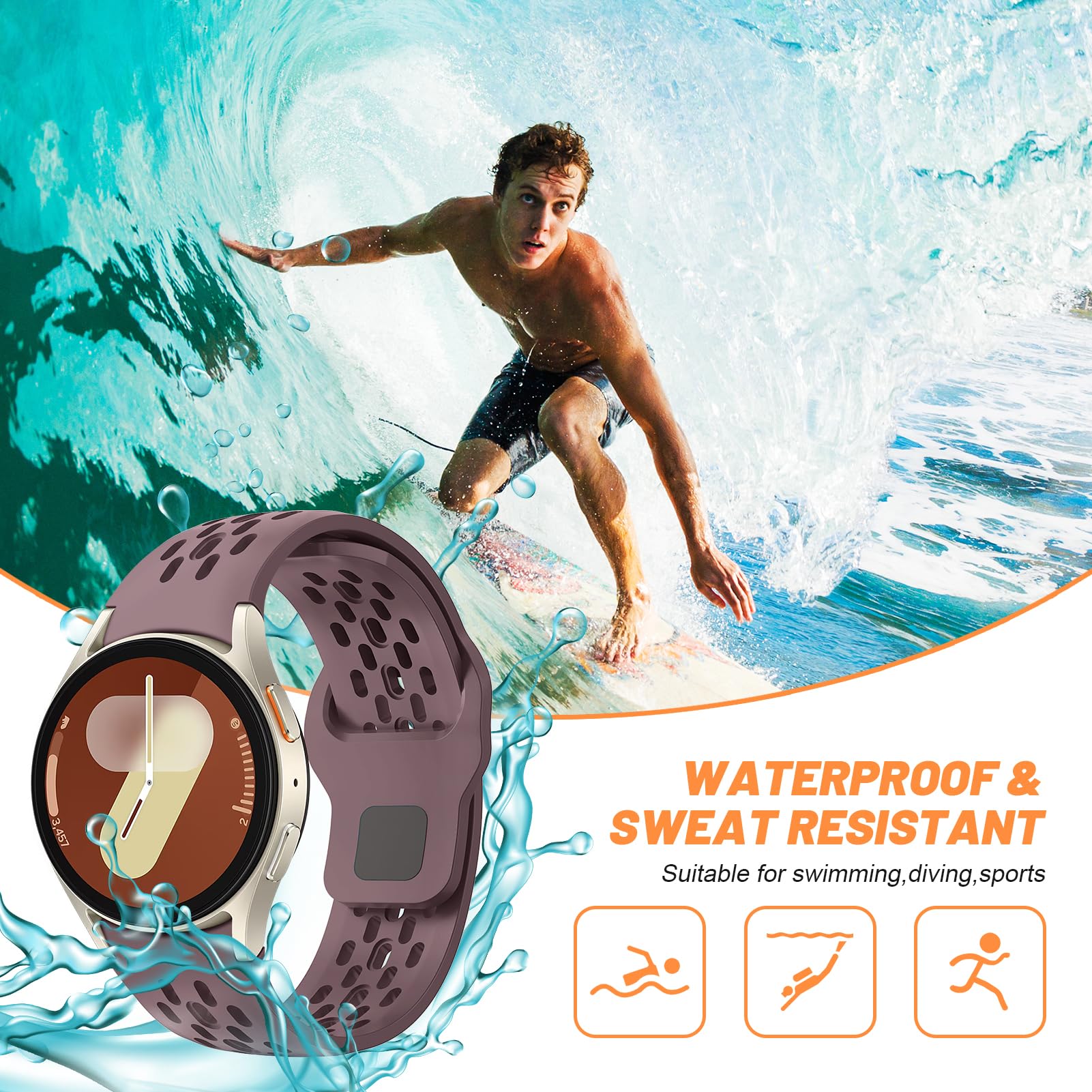 Correa para Samsung Galaxy Wat - Smartwatch Samsung Watches For Men reseña y precio