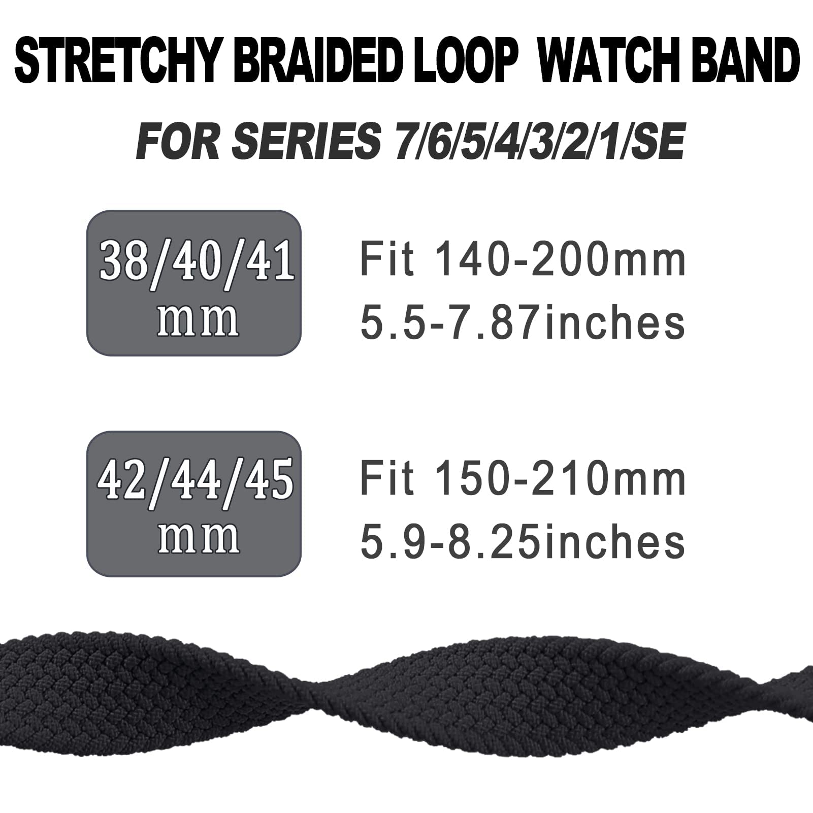 Braided Solo Loop For Apple wa - Smartwatch Apple Watches For Men reseña y precio
