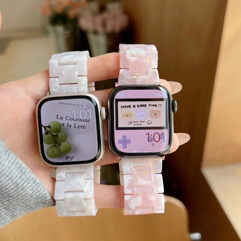 Correa de resina de lujo para  - Smartwatch Luxury Watches For Women reseña y precio