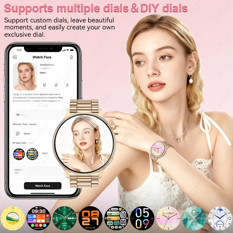 Reloj inteligente LIGE de lujo - Smartwatch Luxury Watches For Women reseña y precio