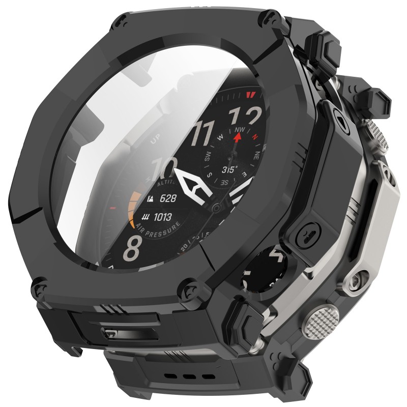 Funda de PC y vidrio templado  - Smartwatch Watches Amazfit reseña y precio