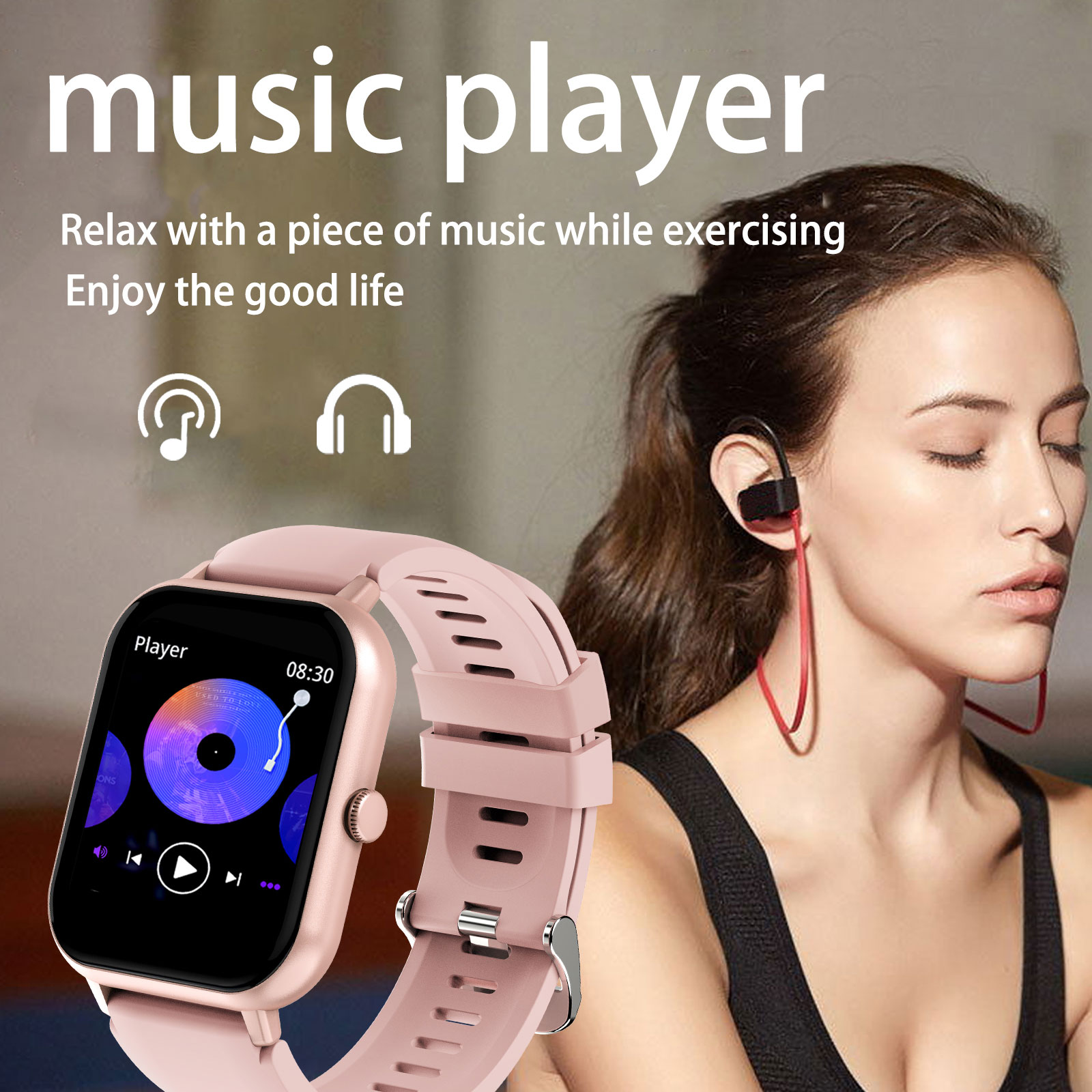 Reloj inteligente de 1,44 pulg - Smartwatch Iphone Watch For Men reseña y precio