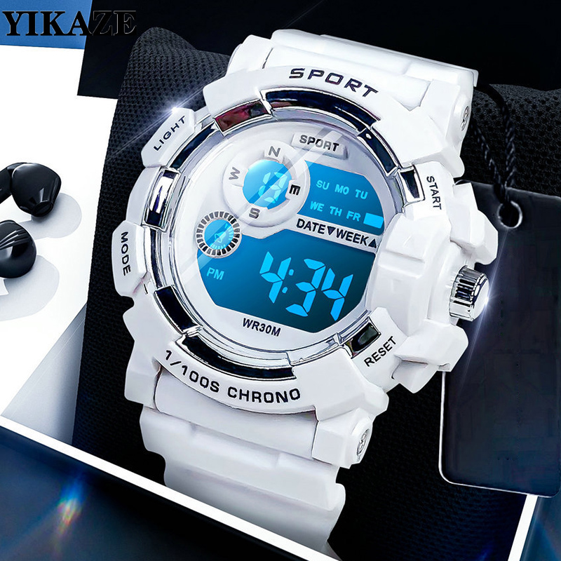 Relojes YIKAZE para niños, rel - Smartwatch Digital Watches For Kid Boy reseña y precio