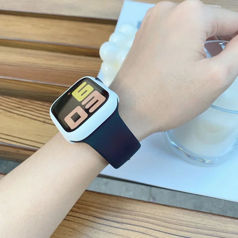Correa de silicona para Apple  - Smartwatch Apple Watches For Men reseña y precio