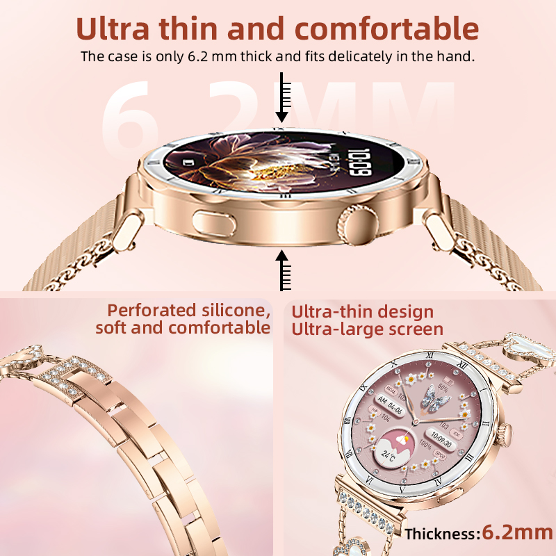 Reloj inteligente LIGE con lla - Smartwatch Luxury Watches For Women reseña y precio