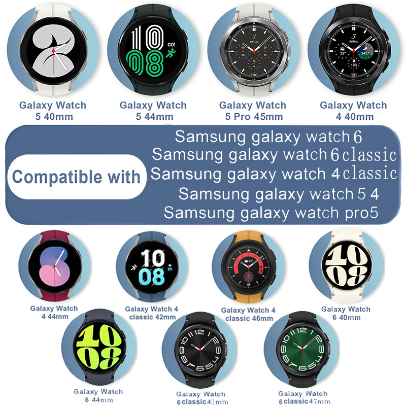 Correa de silicona para Samsun - Smartwatch Samsung Watches For Men reseña y precio