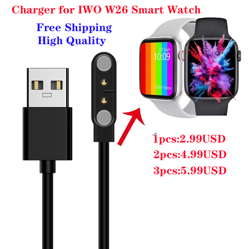 Cable de carga USB para reloj  - Watch Iwo reseña y precio