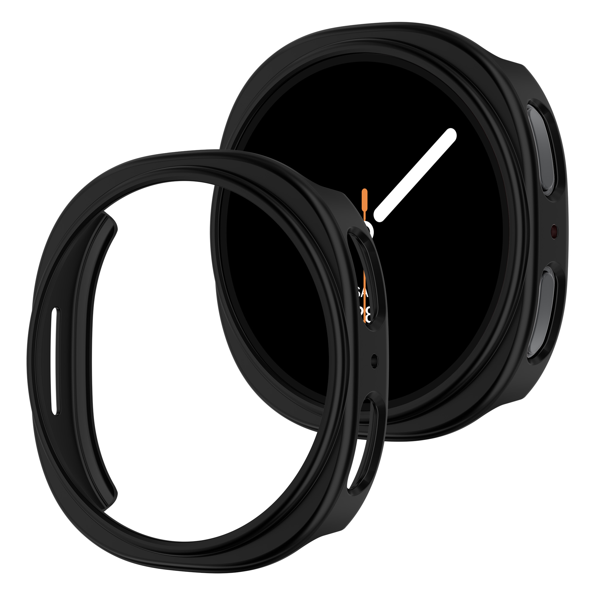 Funda hueca + banda de silicon - Smartwatch Samsung Watches For Men reseña y precio