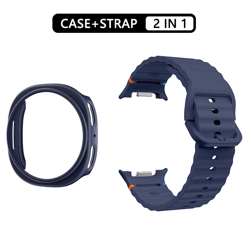 Funda hueca + banda de silicon - Smartwatch Samsung Watches For Men reseña y precio