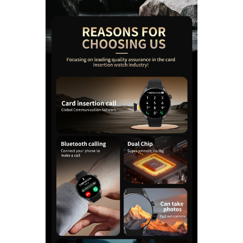 Nuevo reloj inteligente 4G BW1 - Smartwatch New Watches 2025 reseña y precio