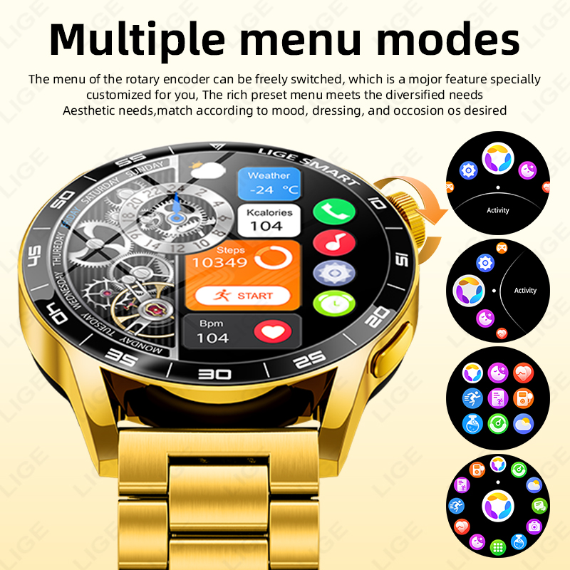 Reloj inteligente LIGE de lujo - Smartwatch Luxury Watches For Women reseña y precio