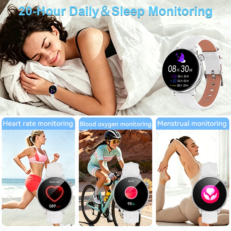 Relojes inteligentes LIGE de l - Smartwatch Luxury Watches For Women reseña y precio