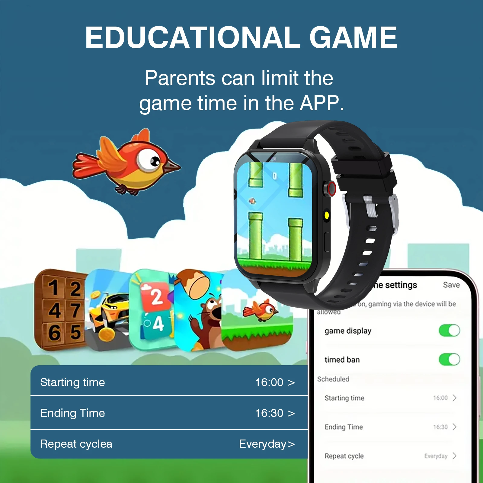 Reloj inteligente para niños,  - Smartwatch Digital Watches For Kids reseña y precio