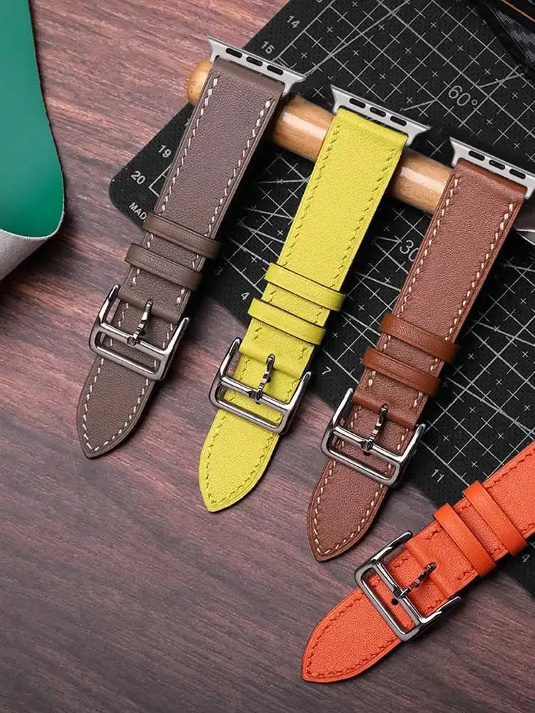 Correa de cuero para Apple Wat - Smartwatch Apple Watches For Men reseña y precio