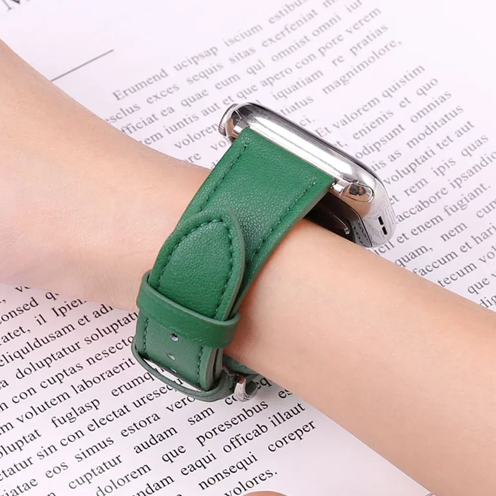 Correa de cuero para Apple Wat - Smartwatch Apple Watches For Men reseña y precio