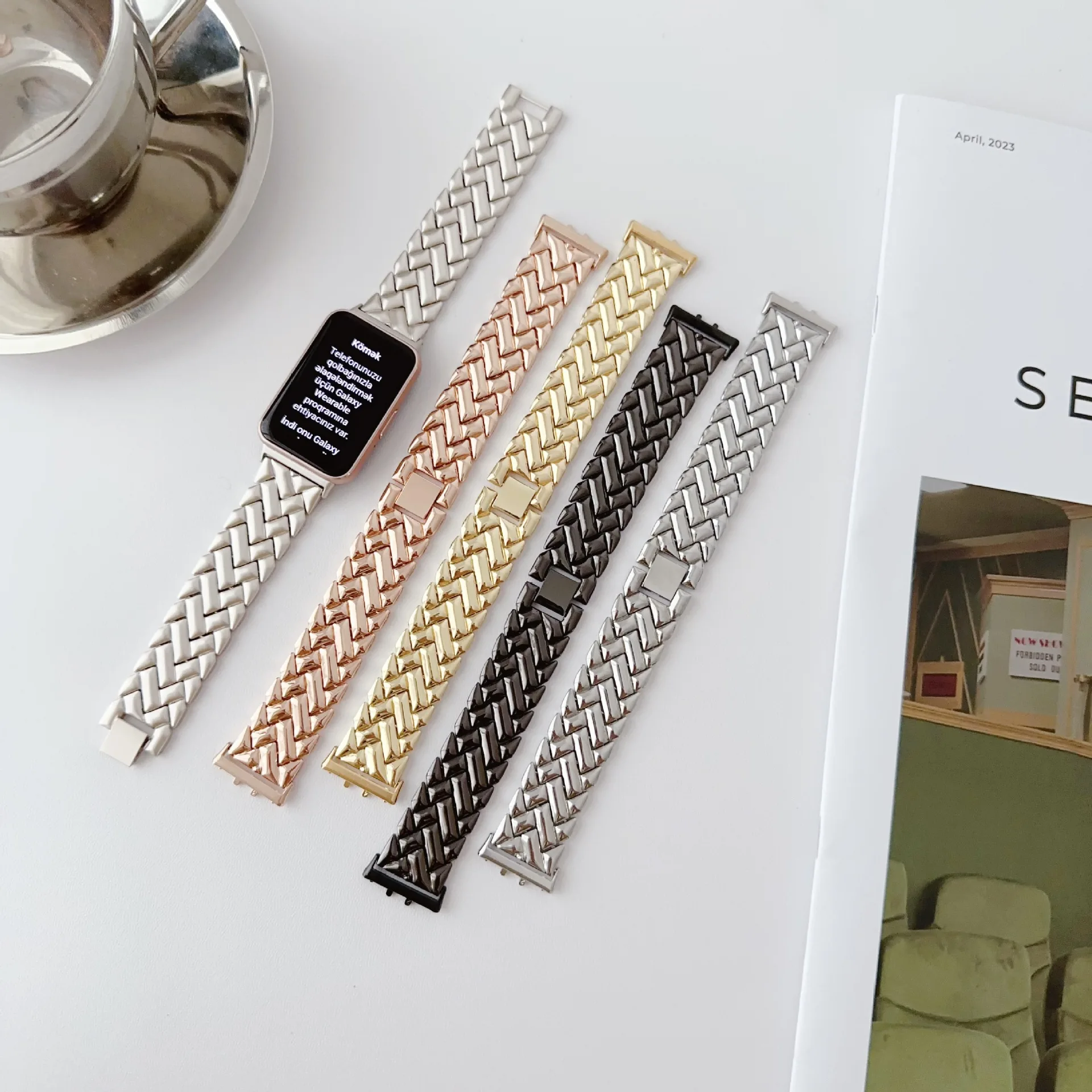 Nueva pulsera correa de Metal  - Smartwatch Samsung Watches For Men reseña y precio