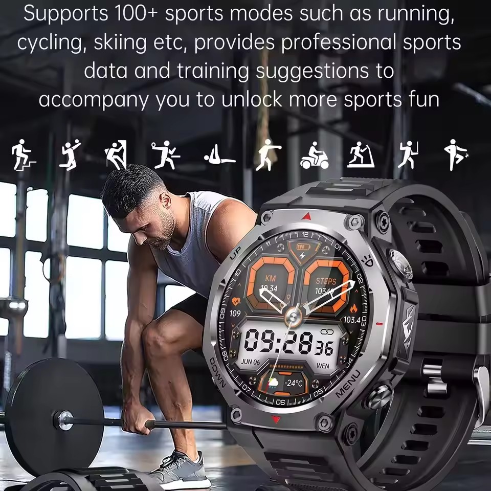 Nuevo reloj inteligente t-rex  - Smartwatch Watches For Women With Gps reseña y precio