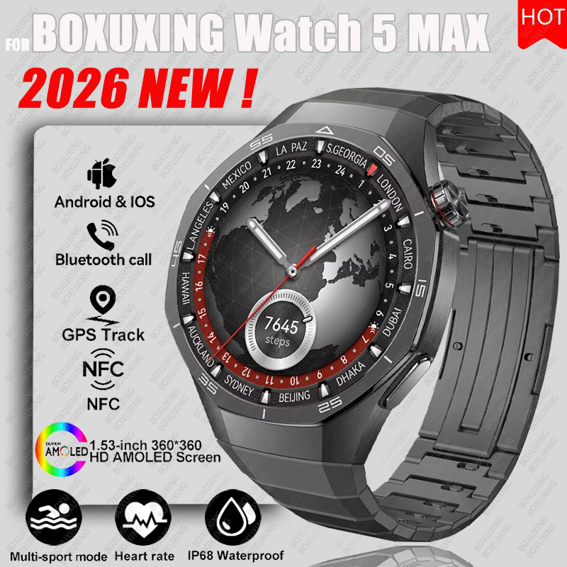 2026 nuevo reloj BOXUXING 5 MA - Smartwatch Watches For Women With Gps reseña y precio