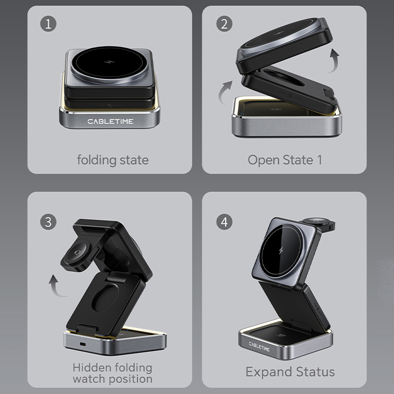 CABLETIME Soporte de Carga Ina - Iwatch Smartwatch reseña y precio